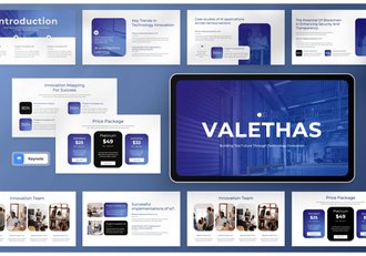 技术创新会议讨论Keynote模板 - 顶尖PPT