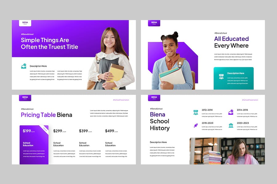 学校教育招生入学宣传方案PPT模板 - 顶尖PPT