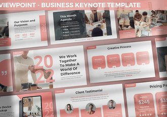 业务合作展示keynote模板 - 顶尖PPT