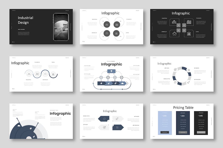 企业介绍业务展示商业合作多用途PPT模板 - 顶尖PPT