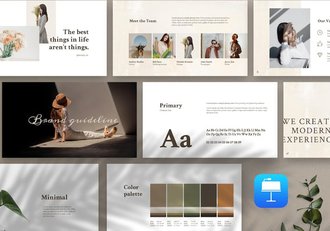 品牌推广指导方针keynote模板 - 顶尖PPT