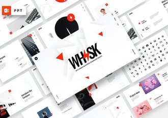 白色极简主义风格PPT模板 - 顶尖PPT