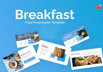 早餐食物营养搭配PPT模板 - 顶尖PPT
