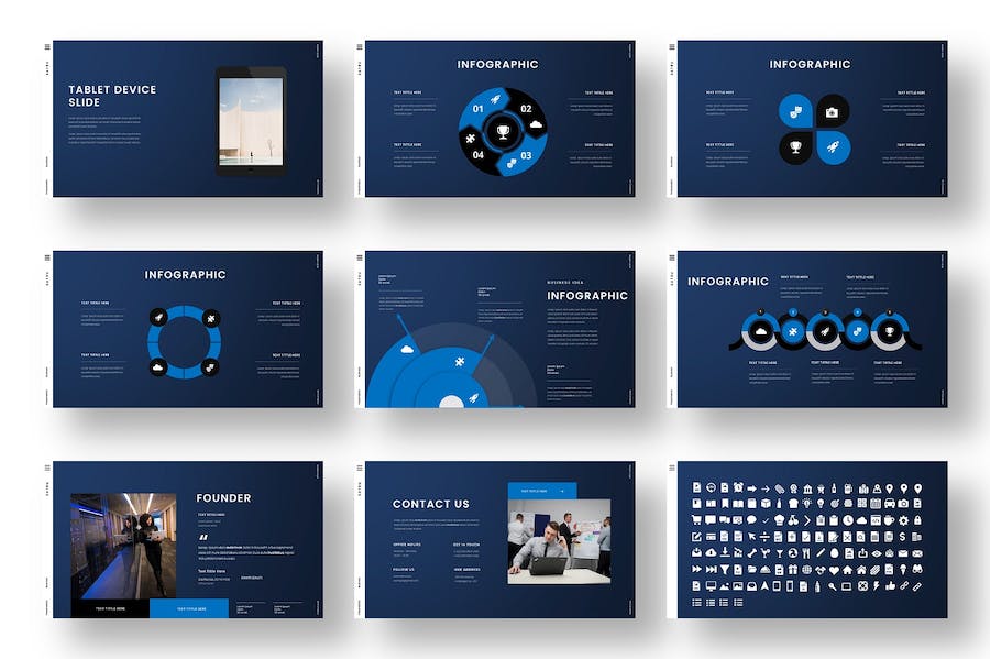 业务合作团队介绍商业计划商务通用keynote模板 - 顶尖PPT