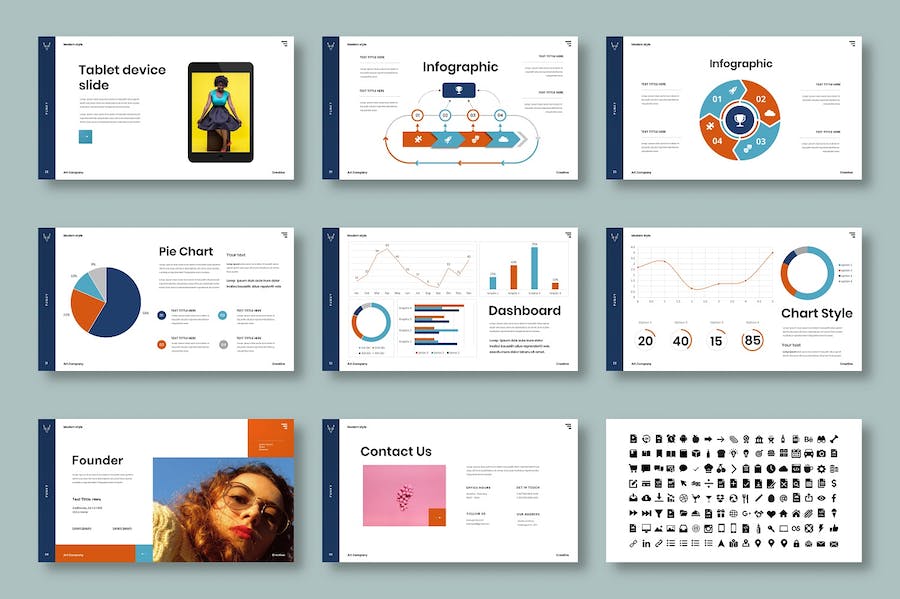 商业演讲项目展示融资计划Keynote模板 - 顶尖PPT