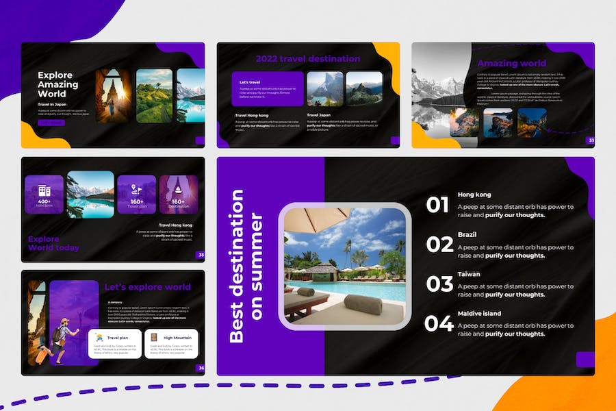 旅行社旅游公司keynote模板 - 顶尖PPT