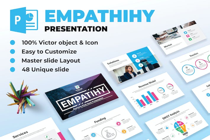 同理心商业推介融资路演PPT模板 - 顶尖PPT