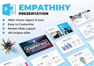 同理心商业推介融资路演PPT模板 - 顶尖PPT