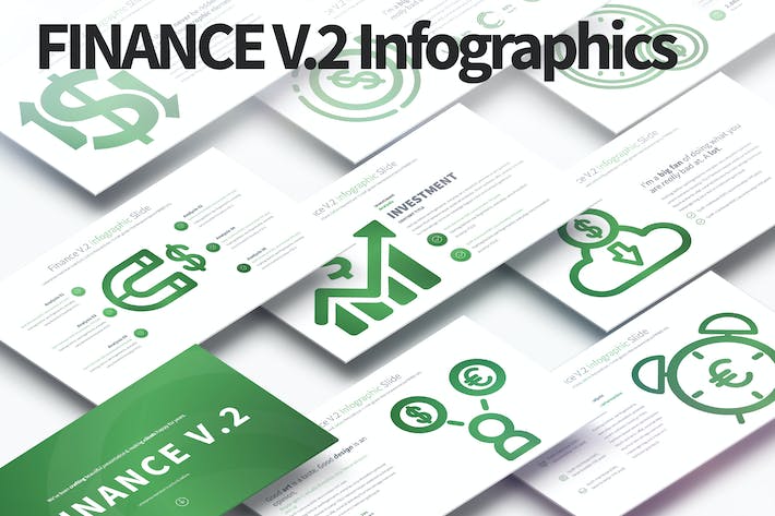 金融财务创意图形PPT模板 - 顶尖PPT