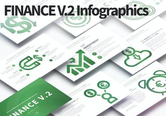 金融财务创意图形PPT模板 - 顶尖PPT