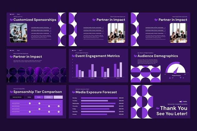 赞助商合作项目推介方案PPT模板 - 顶尖PPT