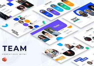 商业团队协作管理信息图形PPT模板 - 顶尖PPT