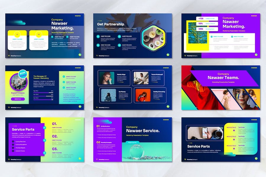 市场营销策划方案国外keynote模板 - 顶尖PPT