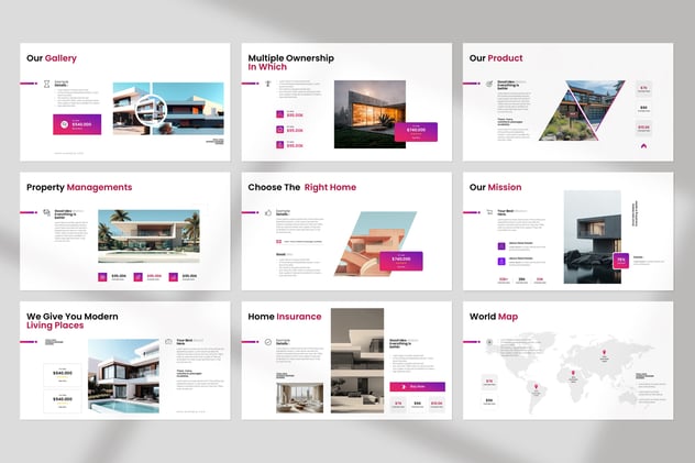 房地产主题keynote模板 - 顶尖PPT