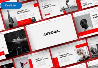 商务企业品牌宣传方案Keynote模板 - 顶尖PPT