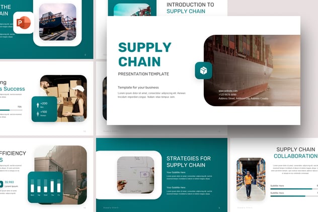 产品供应链介绍PPT模板 - 顶尖PPT