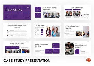 商业案例分析研究方案PPT模板 - 顶尖PPT