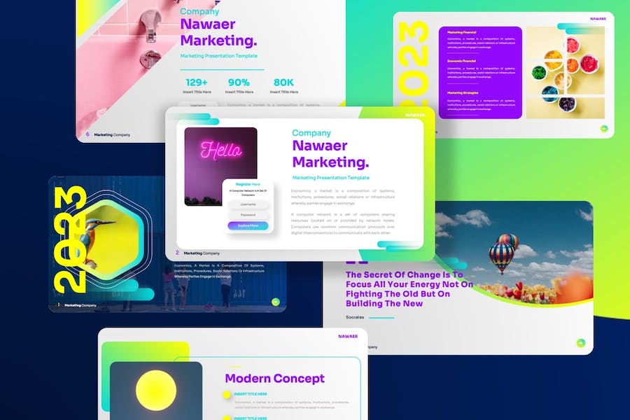 市场营销策划方案国外keynote模板 - 顶尖PPT