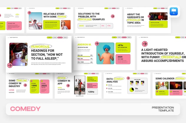 创意手绘风格keynote模板 - 顶尖PPT