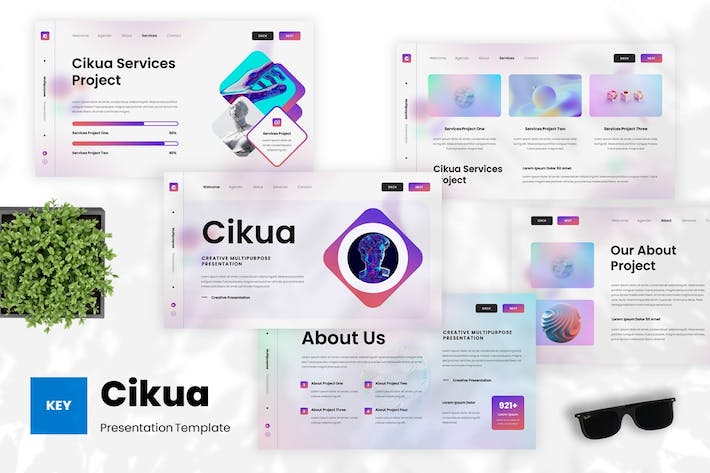 创意多用途综合方案Keynote模板 - 顶尖PPT