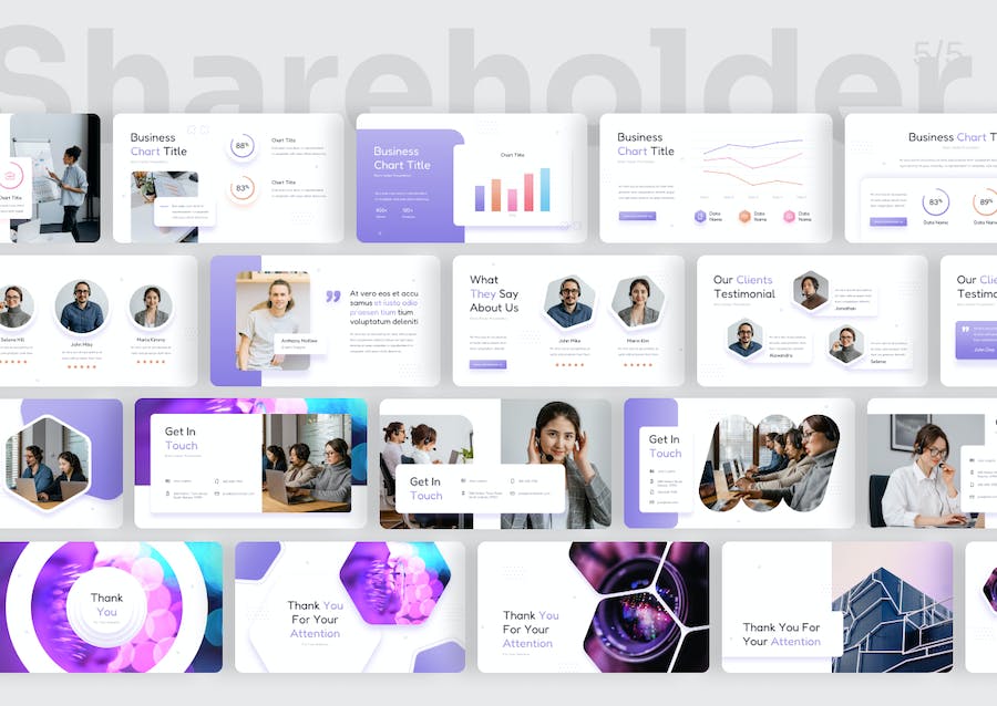 股东多功能演讲展示Keynote模板 - 顶尖PPT