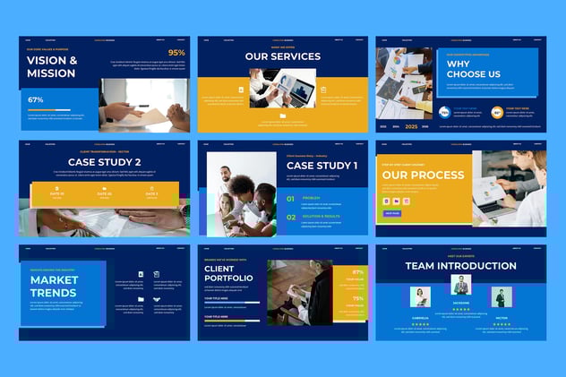 咨询业务PPT模板 - 顶尖PPT