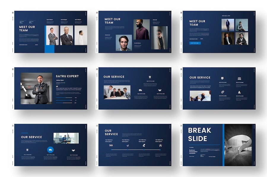 业务合作团队介绍商业计划商务通用keynote模板 - 顶尖PPT