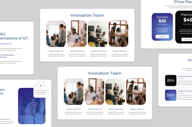 技术创新会议讨论Keynote模板 - 顶尖PPT