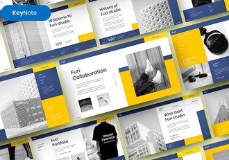 创意商务设计演讲产品推介方案Keynote模板 - 顶尖PPT