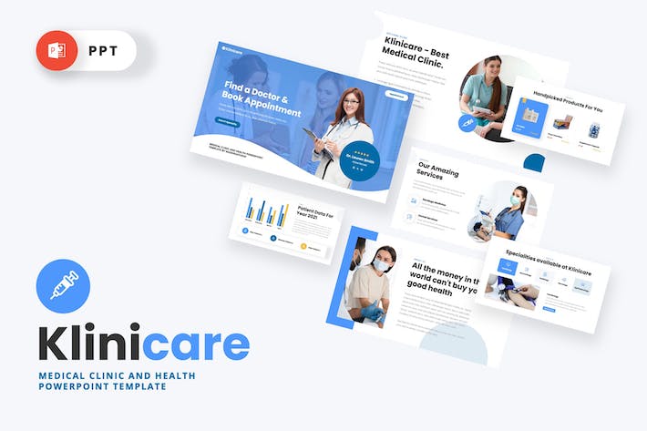 医疗诊所业务服务介绍展示PPT模板 - 顶尖PPT