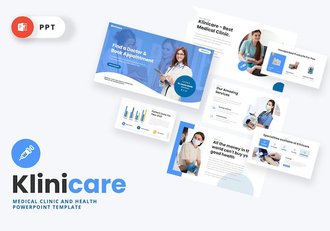 医疗诊所业务服务介绍展示PPT模板 - 顶尖PPT