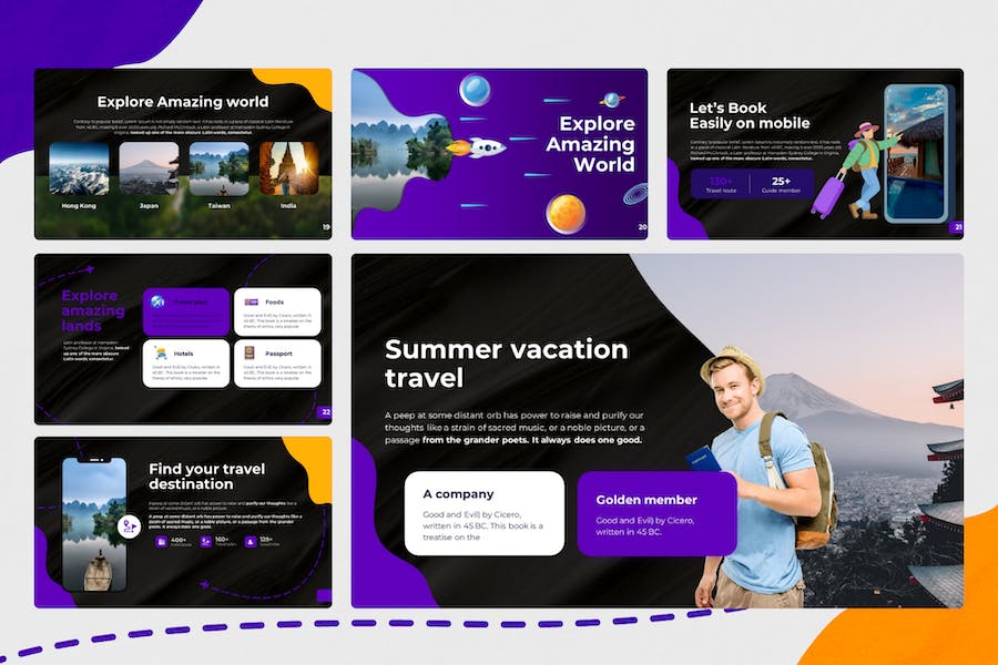 旅行社旅游公司keynote模板 - 顶尖PPT