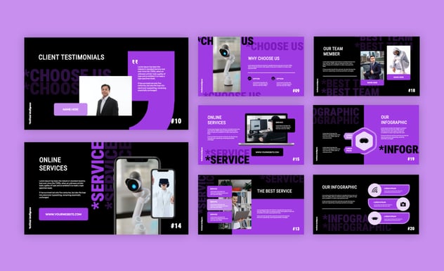 聚焦AI人工智能主题演讲keynote模板 - 顶尖PPT