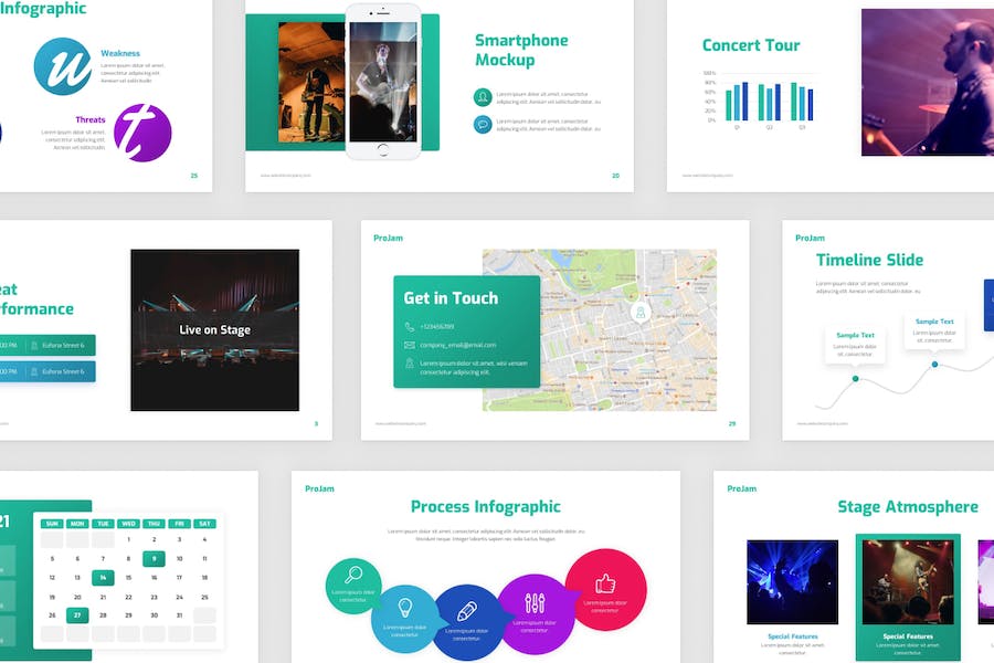 项目活动策划场地布置活动汇报keynote模板 - 顶尖PPT