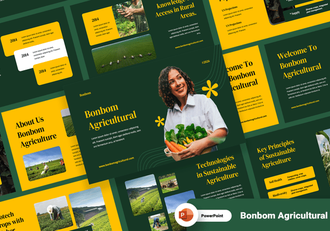 农业领域工作汇报展示PPT模板 - 顶尖PPT