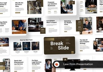 律师事务所PPT模板 - 顶尖PPT