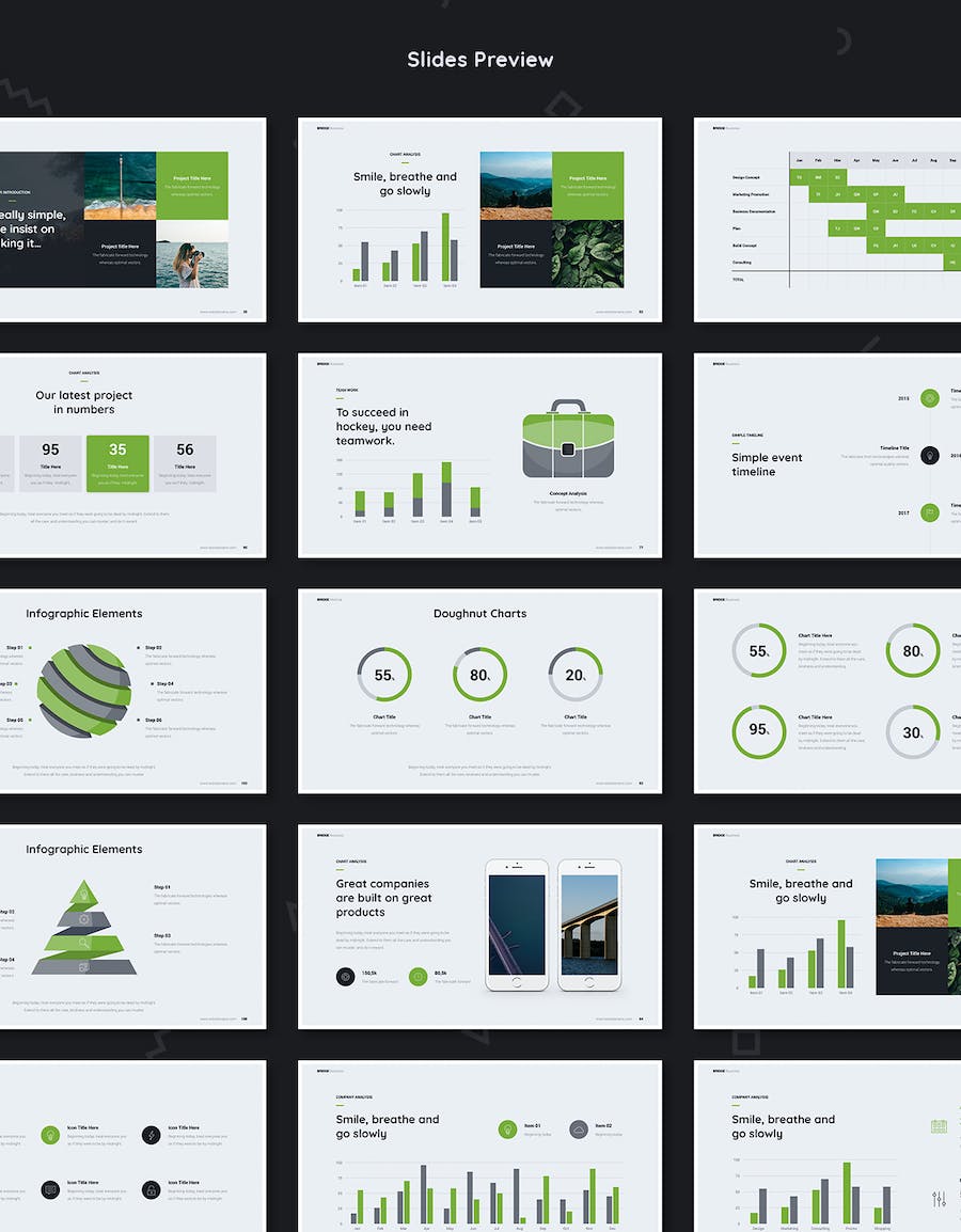 业务合作商业融资项目数据分析通用keynote模板 - 顶尖PPT