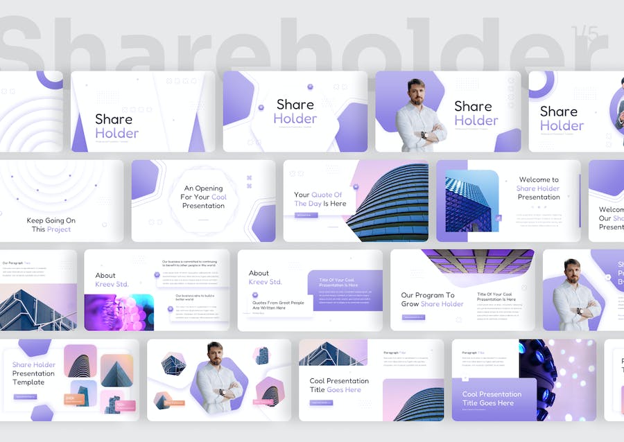 股东多功能演讲展示Keynote模板 - 顶尖PPT