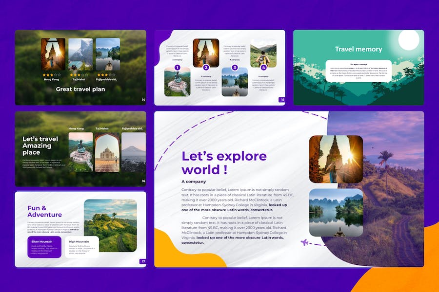 旅行社旅游公司keynote模板 - 顶尖PPT