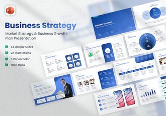 国外商业工作总结计划年终项目工作汇报PPT模板 - 顶尖PPT