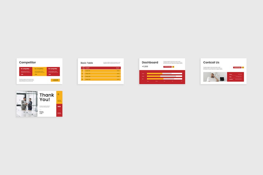 创意白红企业简介商务PPT模板 - 顶尖PPT