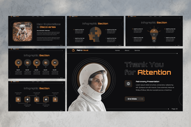 天文学与空间PPT模板 - 顶尖PPT