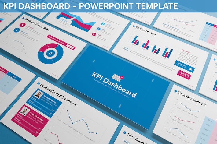员工KPI绩效考核PPT模板 - 顶尖PPT