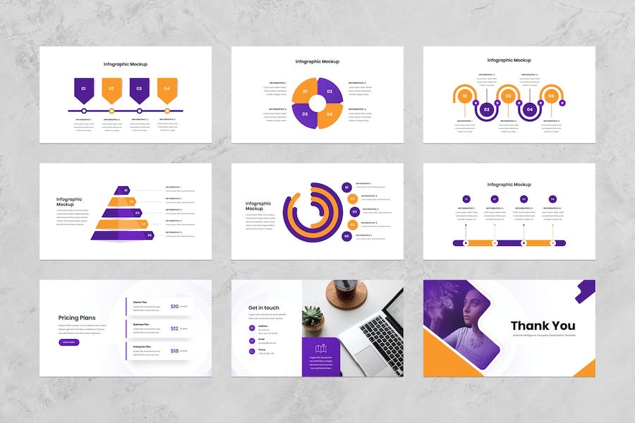 人工智能技术创新应用讲述Keynote模板 - 顶尖PPT