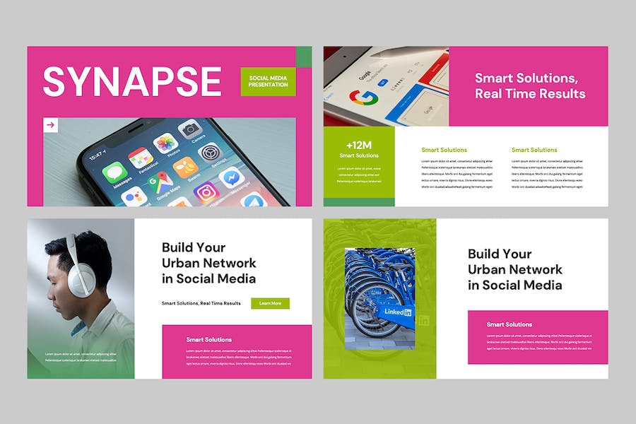 社交媒体营销推广战略PPT模板 - 顶尖PPT