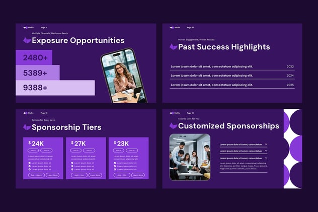 赞助商合作项目推介方案PPT模板 - 顶尖PPT