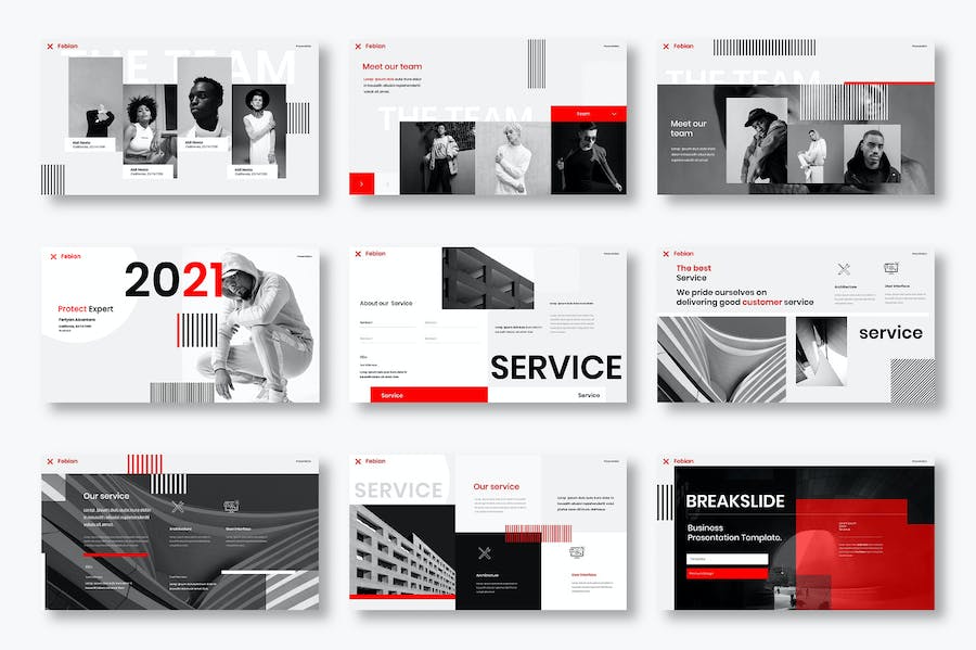 商业企业宣传推广营销展示Keynote模板 - 顶尖PPT