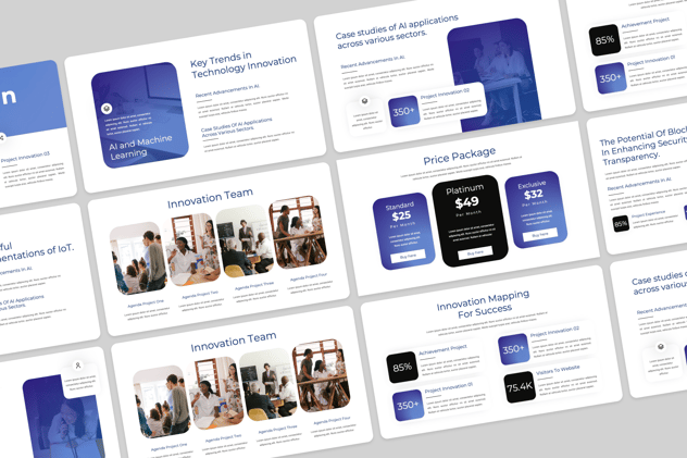 技术创新会议讨论Keynote模板 - 顶尖PPT