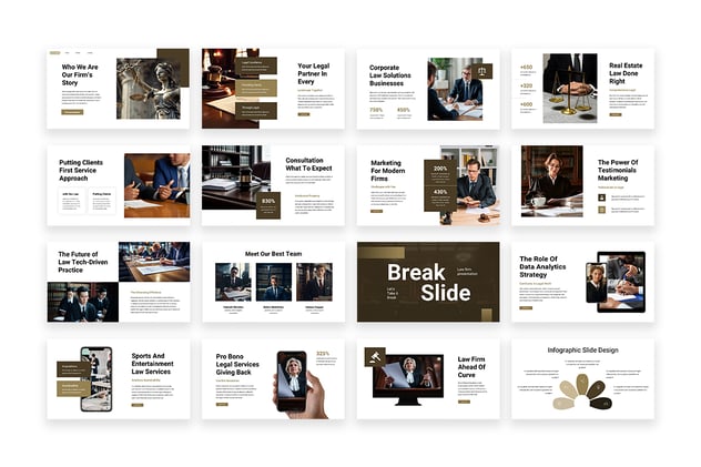 律师事务所PPT模板 - 顶尖PPT