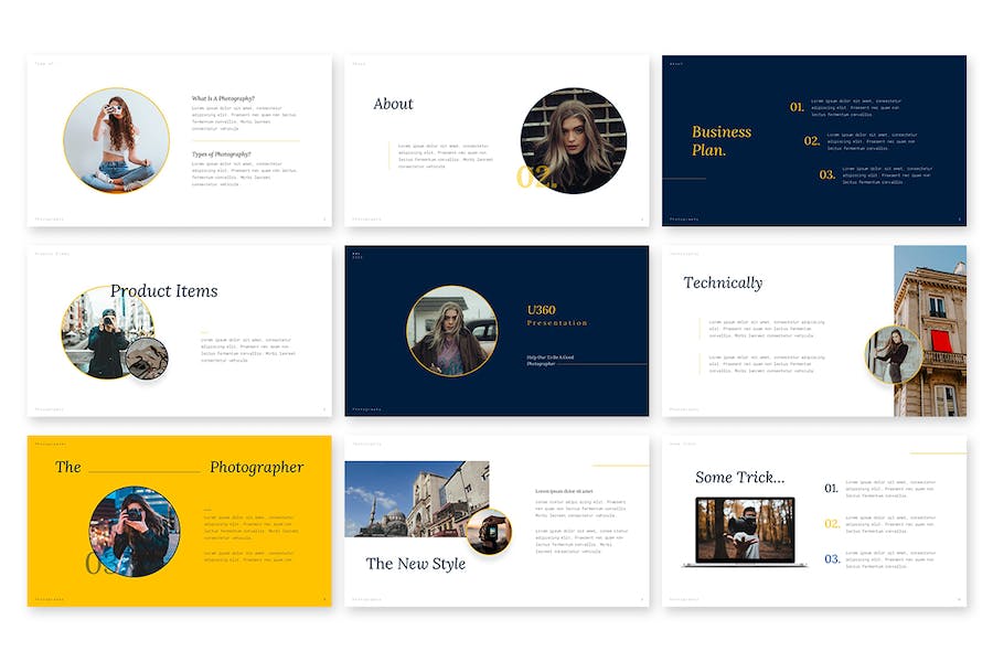 科技感设计展示PPT模板 - 顶尖PPT